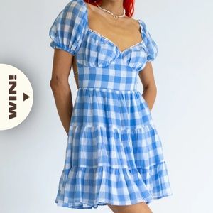 Princess Polly- DANNY MINI DRESS BLUE